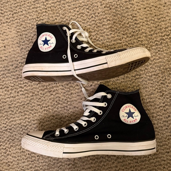 Converse Other - Converse Black and White High-Tops